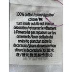 VS Pink Logo Lace Back Cut Out Long Sleeve White Shirt Size‎ Large Athleisure Photo 4