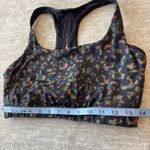 Athleta  Contender Printed Bra Ancient‎ Forest Leopard Size L Yoga Workout Gym Photo 6