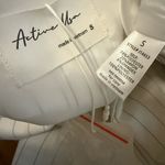 Active USA White Pinstripe Women's Vest size S Photo 8