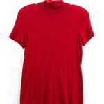 Ralph Lauren Black Label Large Top Cashmere Silk Turtle Neck Red Preppy Luxury Photo 0