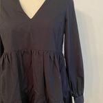 ASOS NWT  V-Neck Long Sleeve Black Dress, Size 4 Photo 2