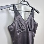 Ruby Ribbon Pin Up Cami Camisole Cheetah Tonal Black Size 46 Sleeveless Top Lace Photo 2