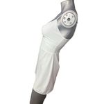 Abercrombie & Fitch Mini Sheath Tank Dress Small White Cutout Keyhole Party Photo 3