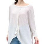 Free People “Whole Lotta Love” Oversized Asymmetrical Hem Sweater Top OS Photo 0