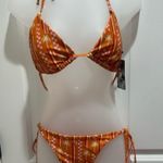 Escape To Paradise Bikini Size 14 Orange Photo 4