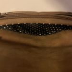 TAN LEATHER (VEGAN) CROSSBODY WITH BRASS OWL ADORNMENT Photo 7