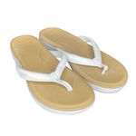 REEF Women's Size 9 Cushion Cloud White Tan Flip Flops Sandals Slip-Ons Photo 0