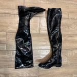 Schutz  Black Patent Leather Kaolin Over The Knee Boots Sz 6B Photo 1