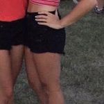 Ambiance Apparel Red And White Striped Crop Top Photo 0