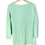 Bar III Mint Green Knit Side Waist Zip Pullover Sweater XS Photo 1