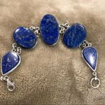 Sterling Silver Southwestern Lapis Lazuli Bracelet Photo 13