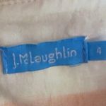 J. McLaughlin  Ruby Stripe Drop Waist Linen Dress SZ  4 Photo 7