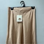 New Collection Skirt MIDI Size Medium Peach Tan Cocktail Party NEW Orange Photo 3