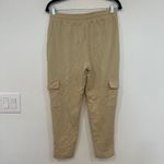 Banana Republic  Cargo Pants NWT $35 Small Petite Tan Taper Drawstring Sweat Photo 6