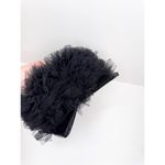 Azalea Wang Pointed Toe Heels Size 7 Black Birdie Fabric Upper Slip On Photo 8