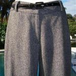 Cache Crop Wool Blend Removable Belt Tweed Pant Black White Gray New $118 NWT Photo 6