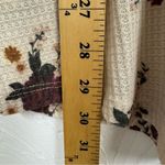 Torrid Cream Floral Thermal Sweater Womens 3X Waffle Knit Fall Boho Snap Up Top Photo 10