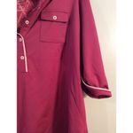 Adidas  ClimaLite womens short sleeve golf shirt Large L purple Photo 2