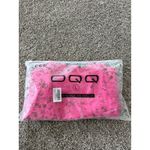 OQQ Ribbed Square Neck Long Sleeve Crop Top Set Activewear Athleisure L Pink Size L Photo 5