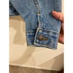 Jordache Vintage 100% Cotton Medium Wash Denim Jean Jacket Blue Women's Size 16 Photo 5