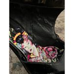 Ed Hardy Women's Black Leather Geisha Studded Pump Heels Size 9 Photo 13