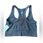 Free People #63 NWT  Go To Sports Bra in Washed Black Photo 5