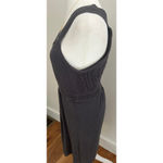 Athleta Women's  Dark Gray Crochet Knit Tank Dress Size Small 100% cotton Photo 2
