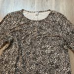 Old Navy  Long Sleeve Knit Swing Animal Print Dress Size M Photo 2