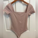 Babaton Aritzia  Contour Squareneck Shortsleeve Bodysuit size Small Photo 0