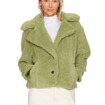 Free People Joplin Cozy Jacket in Sweet Pistachio Size X-Small Photo 1
