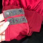 SheIn Maroon Silk bodysuit Photo 3