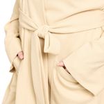 Line and Dot  Beige Robe Photo 5