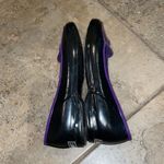 Esprit Black Purple Rubber Rain Flats Loafers Womens Sz 9 Slip-on Shoes Classic Photo 4