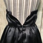 Black Bow Tie Mini Dress Size M Photo 5