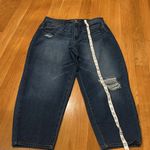 Time & Tru  high rise cropped jeans size 12 . Photo 4