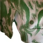 Zella  Green Myrtle Nova Print Sweatshirt Photo 3