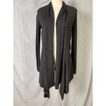 AllSaints Wool Alpaca Blend Longline Draped Cardigan Sweater Jacket M Black Size M Photo 7
