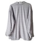 Madewell NWTs Larsen Relaxed Blue Blazer Linen Cotton size XL Boyfriend Photo 5