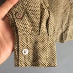 Ellen Tracy Linda Allard  • Tan and Black Silk Button Down Size 10 Photo 8