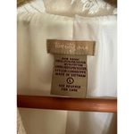 Forever 21  Cream Floral Brocade Button Front Coat Dressy Blazer Women’s L Photo 6