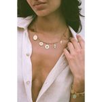 Casa Clara Lauren Necklace in Gold Womens Jewelry Evil eye Photo 8