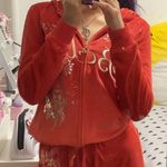 Baby Phat Baby Orange Zip Up + Pants Velour Y2K Tracksuit Photo 0