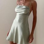 Danielle Bernstein Sage Green Dress Photo 0