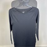 Isabel Maternity Black Sheath Dress Long Sleeve Crew Neck Size undefined Photo 2