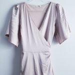 Baltic Born Vara Satin Maxi Wrap Dress Champagne Satin New Without Tags Photo 3