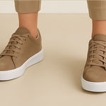 Cole Haan  Grand 360 Women’s Leather Sneakers – Taupe Beige – Size 9 (B1) Photo 0