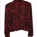 ZARA TRF Leopard Button Up Crop Top Shirt XS NEW Photo 1