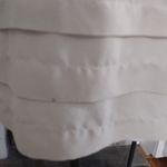 United Colors Of Benetton Stile Benetton ruffled layered neutral top Photo 1