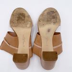 Halston Heritage Zarla Heeled Sandal Combo Slide Mule in Paloma Leather Size 10 Photo 10