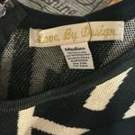 Love by Design  Black and White Knit Sweater Photo 3